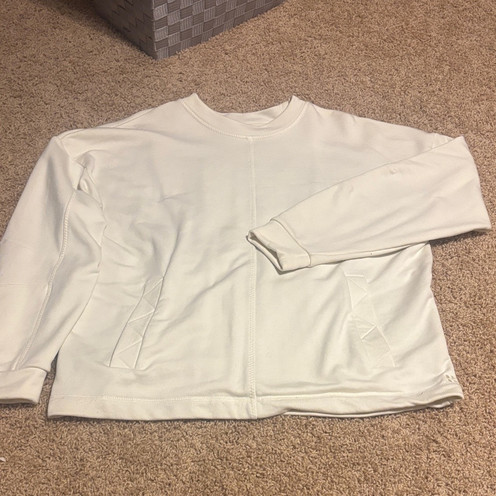 Sweaty Betty Cream Sweatshirt